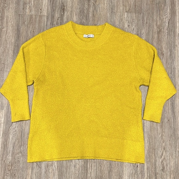 Zara Knit boyfriend sweater with round neckline and long sleeves - Picture 3 of 15